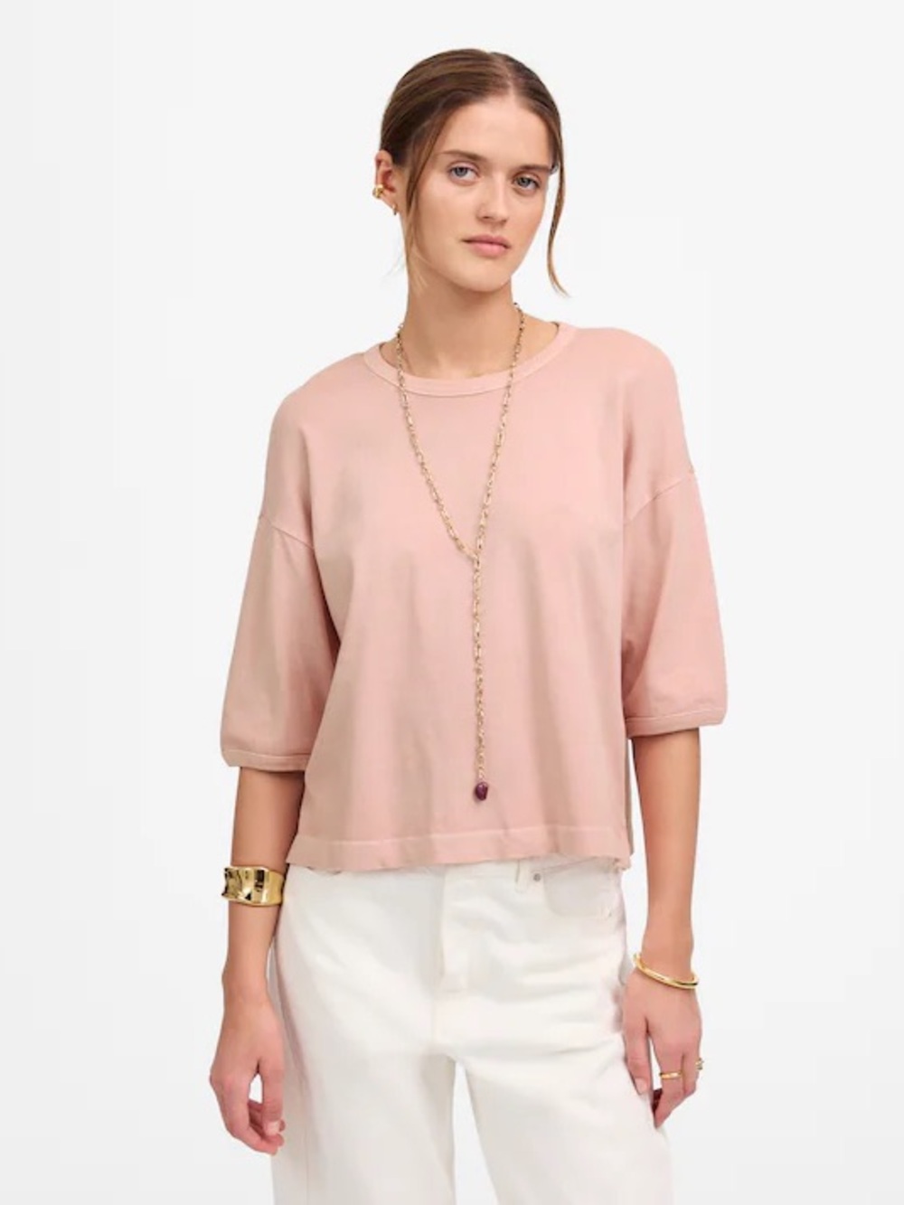 Madewell NWT Relaxed Boxy Tee Size XS in Relaxed Boxy Tee in Jersey Cotton